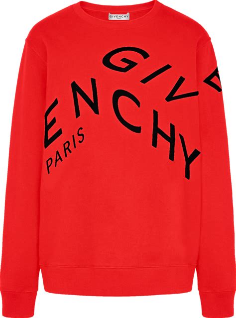 givenchy sweatshirt womens red|Givenchy sweatshirt women.